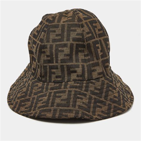 Fendi Zucca FF Bucket Hat w/ Tags 